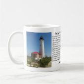 Mug Bouteille du phare de Crisp Point (Gauche)