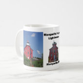 Mug Bouteille du phare de Marquette Harbour (Devant gauche)