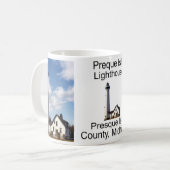 Mug Bouteille du phare de Presque Isle (Devant gauche)