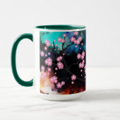 Mug Bouteille en fleurs de cerisiers (Gauche)