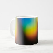 Mug Bouteille en plastique bleu et jaune (Devant gauche)
