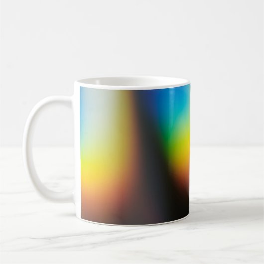 Mug Bouteille en plastique bleu et jaune (Gauche)