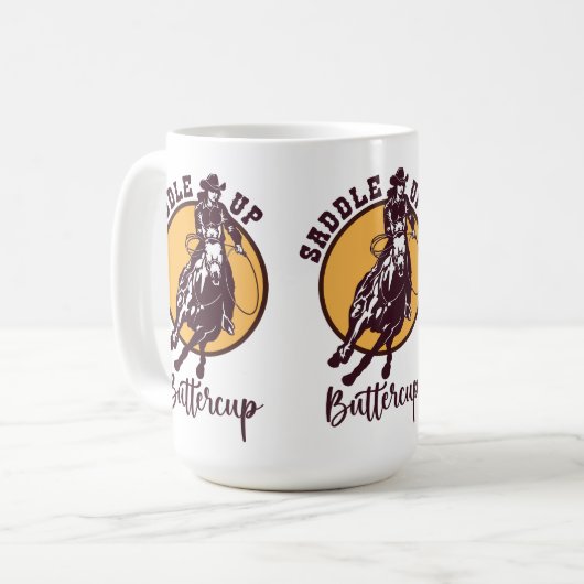 Mug Bouteille en selle (Devant gauche)