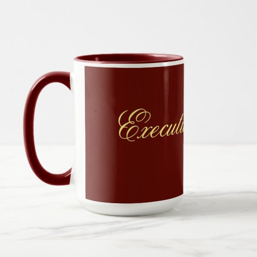 Mug Bouteille exécutive Couleur du vin (Gauche)