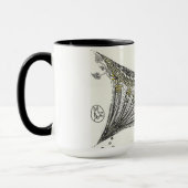 Mug Bouteille fleurie zen (Gauche)