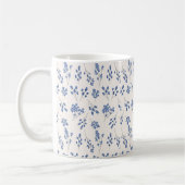 Mug Bouteille florale bleue (Gauche)