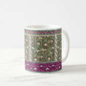 Mug Bouteille motif de fleurs de neige Art nouveau (Devant droit)
