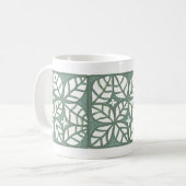 Mug Bouteille motif verte et blanche (Devant gauche)