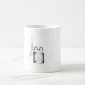 Mug Bouteille Parfum avec Tour Eiffel et corde Baby (Centre)