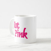 Mug Bouteille rose chaude (Devant gauche)