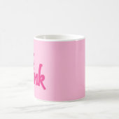 Mug Bouteille rose chaude (Centre)
