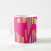 Mug Bouteille rose chaude (Devant gauche)