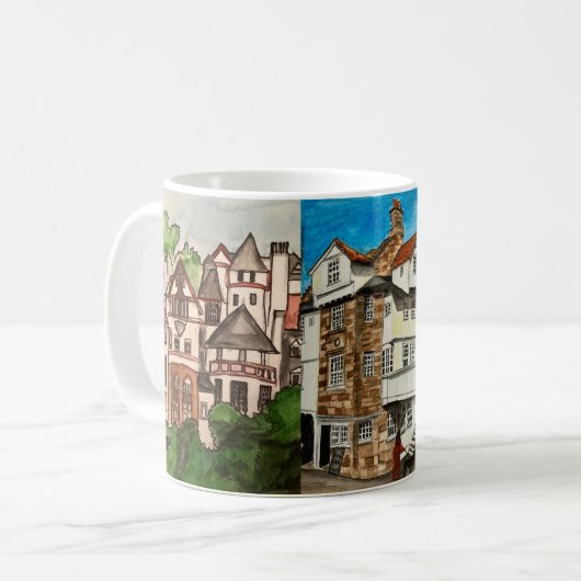 Mug Bouteille souvenir d'Édimbourg (Devant gauche)