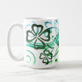 Mug Bouteille verte en diamant (Gauche)