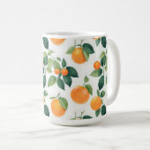 Mug Bouteille verte orange (Devant droit)