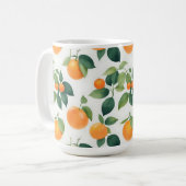 Mug Bouteille verte orange (Devant gauche)