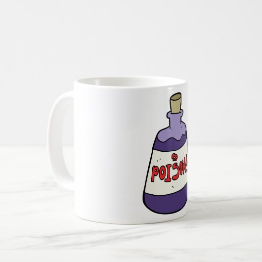 Mug Bouteille Violette De Poison (Devant gauche)