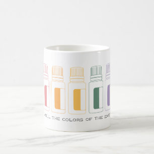 Mug Bouteilles colorées d'huile essentielle