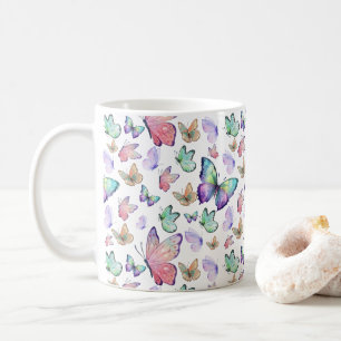 Mug Bouteilles d'aquarelle Motif sans couture