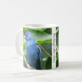 Mug Bouteilles de café Indigo par Birding Collectibles (Devant gauche)