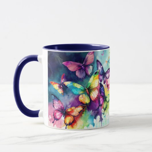 Mug Bouteilles de l'aquarelle (Gauche)