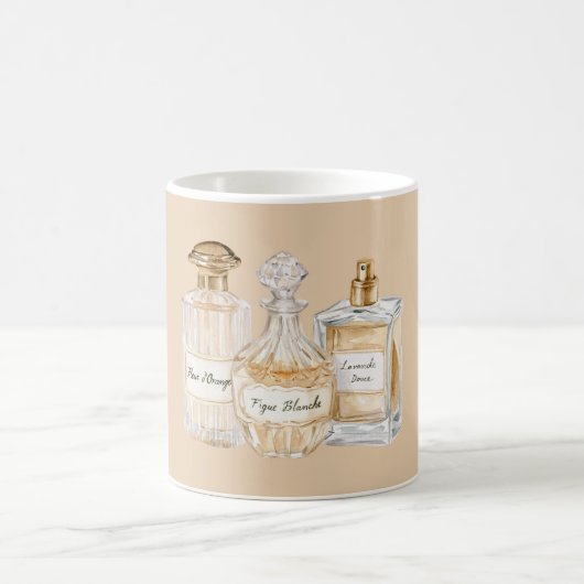 Mug Bouteilles de parfum françaises (Centre)