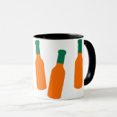 Mug Bouteilles de sauce chaude (Devant droit)