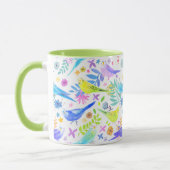 Mug Bouteilles en Aquarelle Whimsical (Gauche)