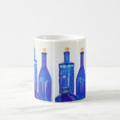 Mug Bouteilles en verre bleu (Centre)