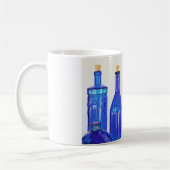 Mug Bouteilles en verre bleu (Gauche)