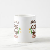 Mug Boutique de café de nom personnalisable (Centre)
