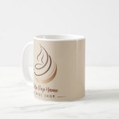 Mug Boutique de café minimal moderne (Devant gauche)