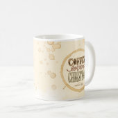 Mug Boutique de café romantique (Devant droit)