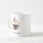Mug Boutique de café simple moderne boutique professio (Devant gauche)
