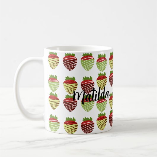 Mug Boutique de sucreries de chocolat trempé (Gauche)