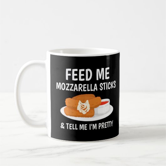 Mug Boutiques Mozzarella pour me nourrir de fromage (Gauche)