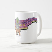 Mug Bouton à aigle à aigle à aigle (Devant droit)