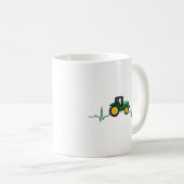 Mug Bouton cardiaque du tracteur  (Devant droit)