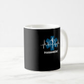 Mug Bouton cardiaque paramétrique (Devant droit)