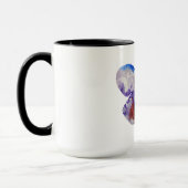 Mug Bouton d'aquarelle mignon (Gauche)