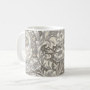 Mug Bouton de bachelier en damas antique de William Mo