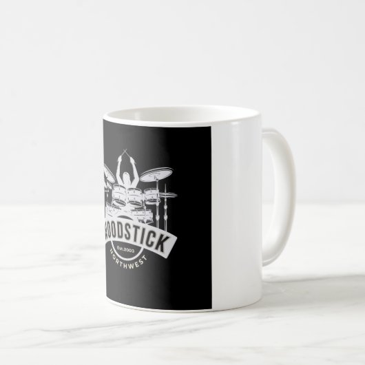 Mug Bouton de bois (Devant droit)