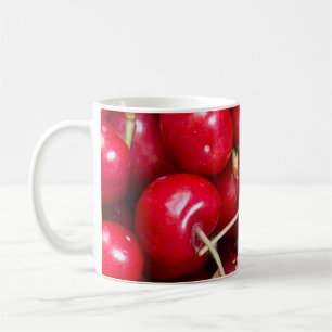 Mug Bouton de café motif à la cerise sucrée