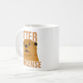 Mug Bouton de café sans sens Otter B (Devant gauche)