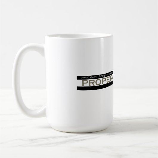 Mug Bouton de café Scoundrel (Gauche)