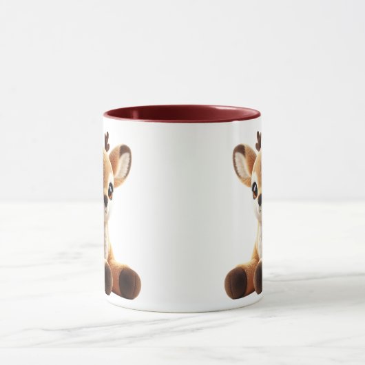 Mug Bouton de cerf doux (Centre)