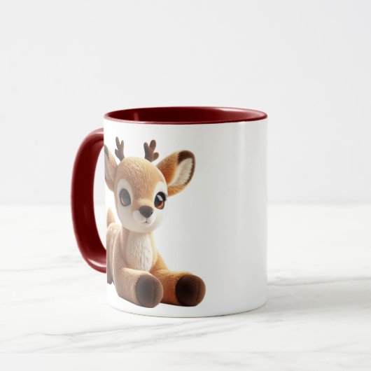 Mug Bouton de cerf doux (Devant gauche)