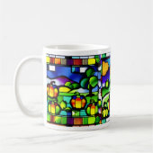 Mug Bouton de Citrouille en verre tendu (Gauche)