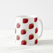 Mug Bouton de fraise (Devant droit)