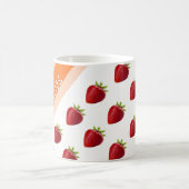Mug Bouton de fraise (Centre)
